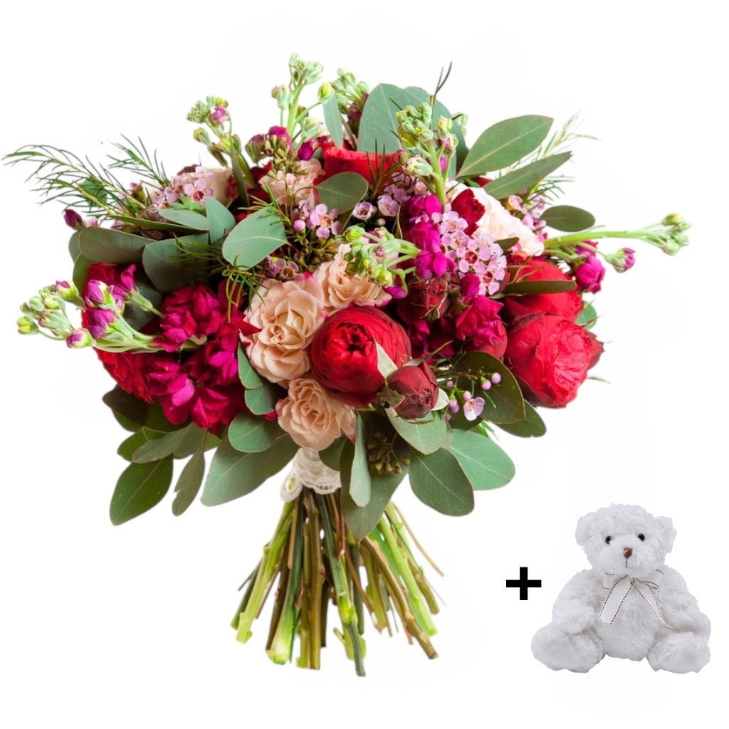 Boeket Louise Met Knuffel